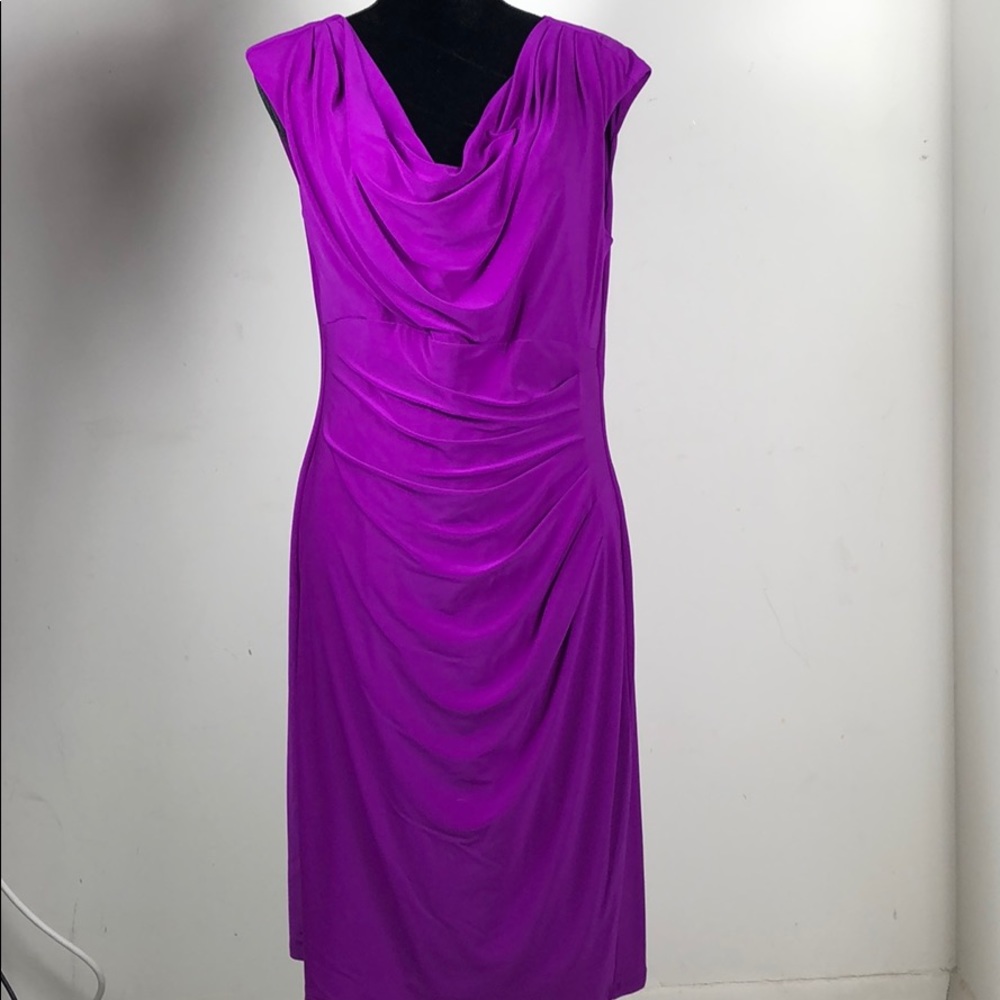 NWT Lauren Magenta Dress